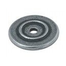 Finesse Pewter Cabinet Door Knob Base Roses