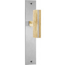 Formani TWO Stainless Steel / Wooden T Handles On Backplate