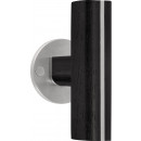 Formani TWO Stainless Steel / Wooden T Door Knob Handles