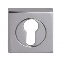 Fortessa Polished Chrome Square Escutcheon