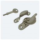 British Handmade Fitch Sash Window Fasteners. Nickel Chrome Brass or Bronze.