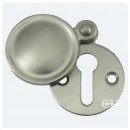 British Handmade Covered Escutcheon Brass Bronze Nickel Chrome