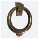 British Handmade Ring Door Knockers. Brass Bronze Chrome or Nickel