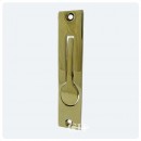 British Handmade Door Edge Pulls Brass Bronze Chrome or Nickel