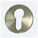 British Handmade Escutcheon in Chrome Nickel Brass or Bronze