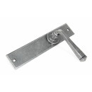Anvil Avon Large Plain Latch Levers In Pewter