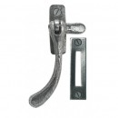 Pear Drop Window Handle in Pewter