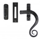 Monkey Tail Casement Window Fasteners Black RH