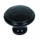 Beaten Cupboard Knob 40mm Traditional Black