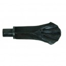 Beeswax Black Shell Curtain Pole Finials