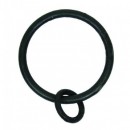 Beeswax Black Curtain Pole Curtain Rings