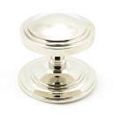From The Anvil Deco Centre Door Knobs Polished Nickel