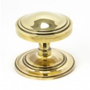 From The Anvil Deco Centre Door Knobs Aged Brass