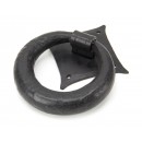 Ring Door Knocker External Beeswax Black 