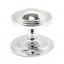 From The Anvil Deco Centre Door Knobs Polished Chrome