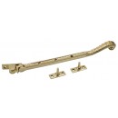 Brassart Georgian Casement Stays in Brass Bronze Chrome or Nickel