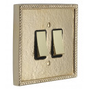 Brassart Georgian Light Switches Brass Bronze Chrome or Nickel