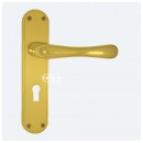 Ibra Lever on Lock Backplate Brass