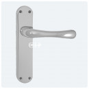 Ibra Lever on Latch Backplate Chrome