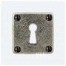 Finesse Design Square Pewter Keyhole Escutcheons