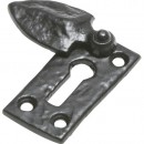 Kirkpatrick Covered Keyway Escutcheon Black Argent or Pewter