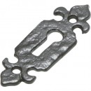 Kirkpatrick Keyway Escutcheon in Black Argent or Pewter