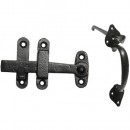 Kirkpatrick Thumb Latch in Black Argent Or Pewter