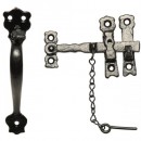 Kirkpatrick Thumb Latch in Black Argent or Pewter
