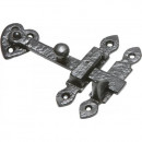 Kirkpatrick Surface Latch Bar in Black Argent Or Pewter Finish