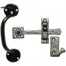 Kirkpatrick Thumb Latch in Black Argent or Pewter