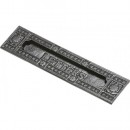 Kirkpatrick Rawnsley Door Letter Box Plate in Black Argent or Pewter