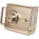 Banham Automatic Deadlocking Rim Latch Satin Brass