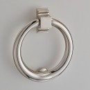 Croft Ring Door Knocker in Chrome Nickel Brass or Bronze