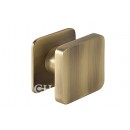 Square 50mm Cupboard Knobs Brass, Bronze, Chrome or Nickel