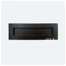 Traditional Black External Letterplate 324mm