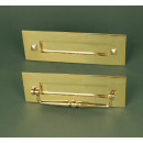 Plain Brass Letterbox With or Without Knocker