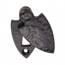 Black Antique Covered Shield Escutcheon