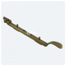 Spoon Casement Stay in Brass Bronze Chrome Nickel