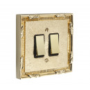 Brassart Louis XVI Light Switches Brass Bronze Chrome or Nickel