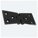Counter Flap Hinges in Nickel Chrome Bronze or Brass