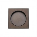 Square Pocket or Sliding door Flush Pulls Matt Bronze