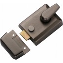 York Matt Bronze Rim Nightlatch