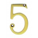 Door Numeral Brass Chrome Bronze Satin Chrome