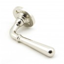 Anvil Regency Nickel Newbury Lever Handles On Rose