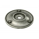 Finesse Pewter Cabinet Door Knob Base Roses
