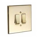 Brassart Victorian Light Switches Brass Bronze Chrome or Nickel