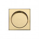 Square Pocket or Sliding door Flush Pulls Polished Brass