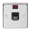 45A Cooker Switch. Black Brass or Stainless