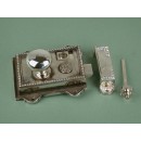 Regency Rim Latch in Nickel