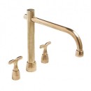 Rocky Mountain Deck Mounted Straight Bronze Taps. Various Finishes.